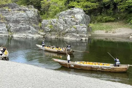 【レポート2025#1】 急流スポットのスリル感と四季折々の景観が楽しめる♪「長瀞ラインくだり」！！