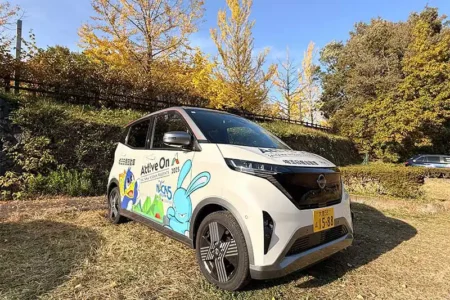 【レポートカー(サクラ)試乗記 第2弾】EV車でちょっと遠出！紅葉狩りへ♪