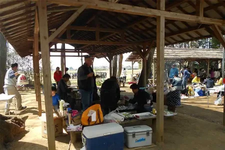 豊里ゆかりの森BBQ場