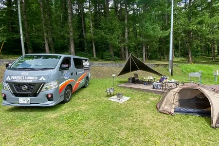 【キャンプレポート＃9】　標高1,000m!!夏でも涼しいキャンプ場「水上宝台樹キャンプ場」