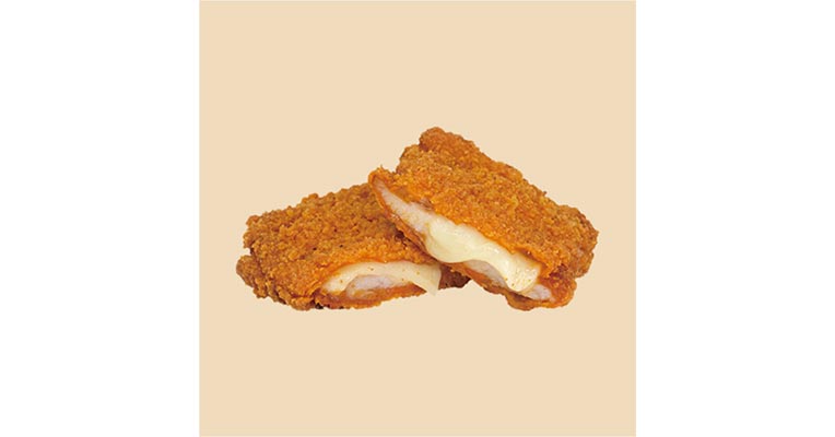 甘辛く味付けしたチキンにチーズがタップリ!!